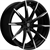 Lexani 15Css Wheel 20x10 5x108 Black w/ Machined Tips 45mm