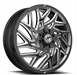 XF Off-Road XF-229 Dually Front 24x8.25 8x165.1 +110 Cb 121.3 Gloss Black & Milled