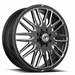 XF Off-Road XF-240 Dually Front 24x8.25 8x165.1 +110 Cb 121.3 Gloss Black & Milled