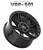 Vortek VRP-501 TURBO 24x11 6x135 6x139.7 -24 Cb 106.1 Gloss Black