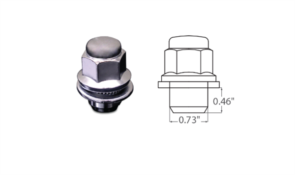 TOYOTA/LEXUS NUT 12X1.5MM W/WASHER