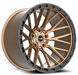 Vortek VRT-608 APOLLO 18x9 5x127 5x139.7 -12 Cb 78.1 Matte Bronze With Black Bead Ring