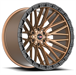 Vortek VRT-608 APOLLO 22x12 6x135 6x139.7 -44 Cb 106.1 Matte Bronze With Black Bead Ring
