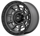 Rough Country 85 Series Wheel | Simulated Beadlock | 17x9 | 6x5.5 | -12mm Cb 108 Gunmetal Gray/Blac