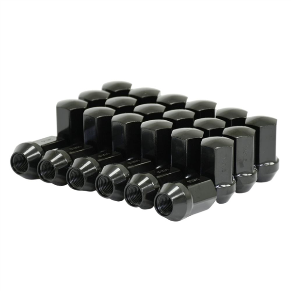 OEM LUG NUT 14X1.50 1.78" 7/8 HEX BLACK