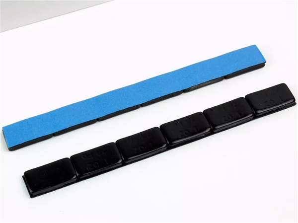 WHEEL WEIGHT 1 OZ BLACK 6 SEGMENTS