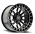 ARENA A102 RECON 17X9 6X135 -12MM GLOSS BLACK CENTER MACHINED DDT LIP