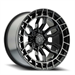 ARENA A102 RECON 20X10 6X139.7 -18MM GLOSS BLACK CENTER MACHINED DDT LIP