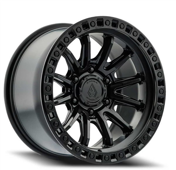 ARENA A103 MISSION 6 17x9 6X139.7 0MM SATIN BLACK