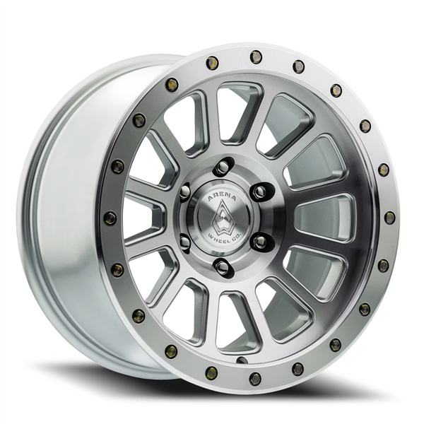 ARENA A105 AMMO 17X9 6X135 0MM GLOSS SILVER MACHINED
