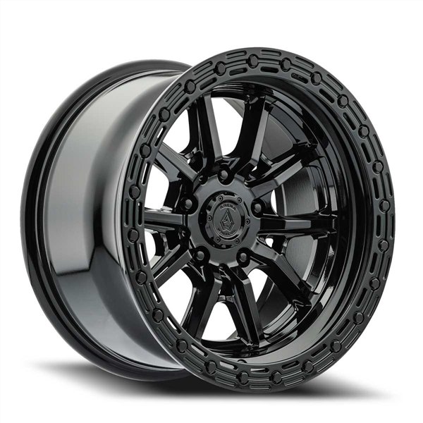 ARENA A106 TREK 5 17X9 5X127 -12MM GLOSSY BLAC