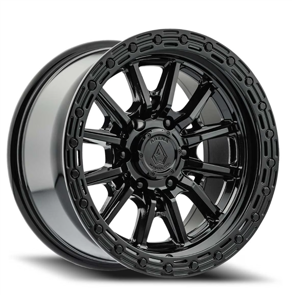 ARENA A106 TREK 6 17X9 6X135 -12MM GLOSSY BLACK
