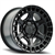 ARENA A107 TORQUE 17X9 6X135 -12MM SATIN BLACK