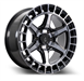 ARENA A107 TORQUE 20X9 6X135 1MM GLOSSY BLACK MACHINED DDT FACE AND LIP