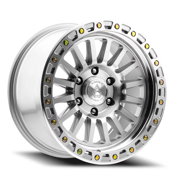 ARENA A108 TROPHY 17X9 6X135 -12MM GLOSS SILVER MACHINED