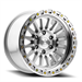ARENA A108 TROPHY 17X9 6X135 1MM GLOSS SILVER MACHINED