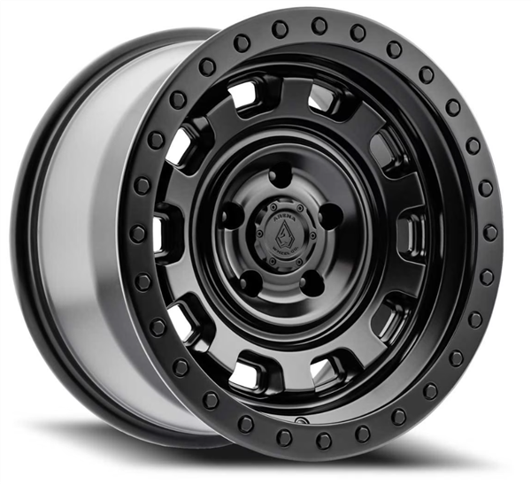 ARENA A112 GUNNER 17X9 6X135 -12MM SATIN BLACK