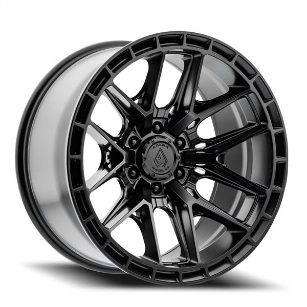 ARENA A114 BATTLE 22X10 6X135 15MM SATIN BLACK