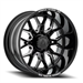 ARENA A117 VIOLATOR 20x10 8x170 -18MM GLOSSY BLACK AND MILLED