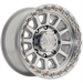 ARENA A128 ENDURO 18X9 8X170 20 5.82 CB125.1 GLOSS SILVER MACHINED