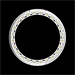 MACHINED FORGED BEAD LOCK RING FOR 17" FITTIPALDI WHEELS