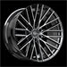 Arvano ART-1 Novara 22X10 6x135 -12 Cb 87.1 Gloss Black & Brushed
