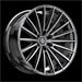 Arvano ART-2 Geneva 24x9.5 6x139.7 +18 Cb 106.1 Gloss Black & Brushed Double Dark Tint
