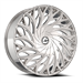 Azara AZA-525 22x9.5 5x115 5x120 +15 Cb 74.1 Nano Chrome