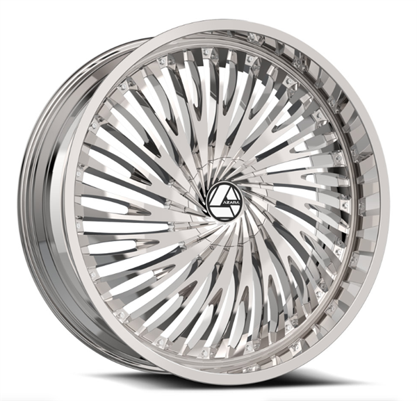 Azara AZA-526 24x9 5x115 5x120 +15 Cb 78.1 Nano Chrome