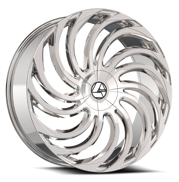 Azara AZA-534 22x8.5 5x112 5x114.3 +38 Cb 74.1 Nano Chrome