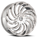 Azara AZA-534 22x9.5 5x115 5x120 +15 Cb 74.1 Nano Chrome