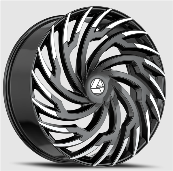 Azara AZA-536 18x8 5x100 5x114.3 +35 Cb 74.1 Gloss Black & Machined