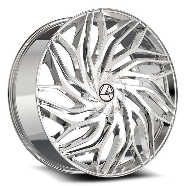 Azara AZA-537 22x8.5 5x112 5x114.3 +38 Cb 74.1 Nano Chrome