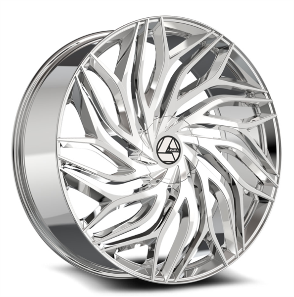Azara AZA-537 22x9.5 5x115 5x120 +15 Cb 74.1 Nano Chrome