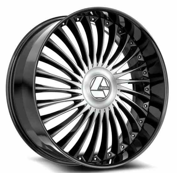 Azara AZX-103 18X8.0 5x114.3 5x120 +35 Cb 74.1 Gloss Black & Machined