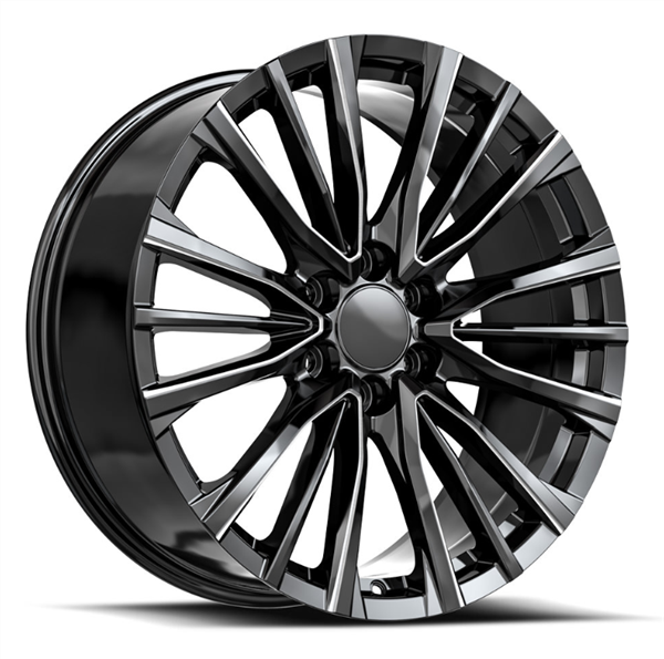 OE. Revolution CAD-36 26x10 6X139.7 +31 Cb 78.1 Gloss Black & Milled