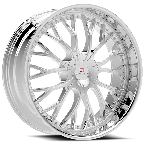 Cavallo CLV-33 22x9.5 5x115 5x120 +15 Cb 74.1 Nano Chrome
