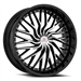 Cavallo CLV-43 18x8.0 5x100 5x114.3 +35 Cb 74.1 Gloss Black & Machined