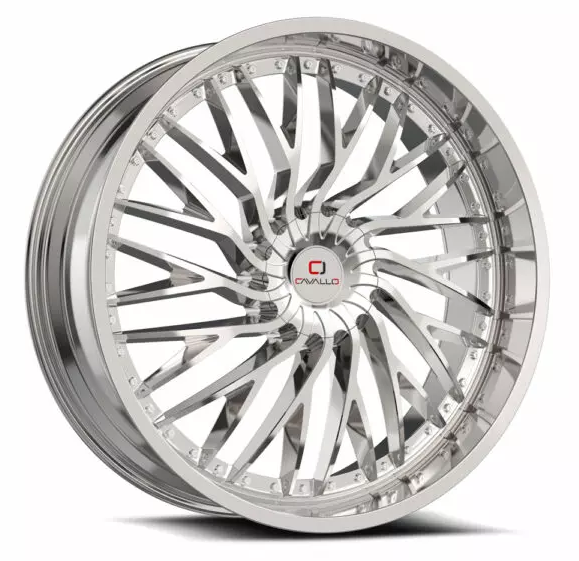 Cavallo CLV-43 18x8.0 5x114.3 5x120 +35 Cb 74.1 Nano Chrome