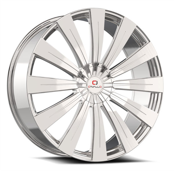 Cavallo CLV-49 24x9.0 5x115 5x120 +34 Cb 78.1 Nano Chrome