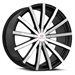 Cavallo CLV-52 18x8.0 5x108 5x114.3 +35 Cb 74.1 Gloss Black & Machined