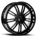 Cavallo CLV-54 20x8.5 5x108 5x114.3 +35 Cb 74.1 Gloss Black & Machined