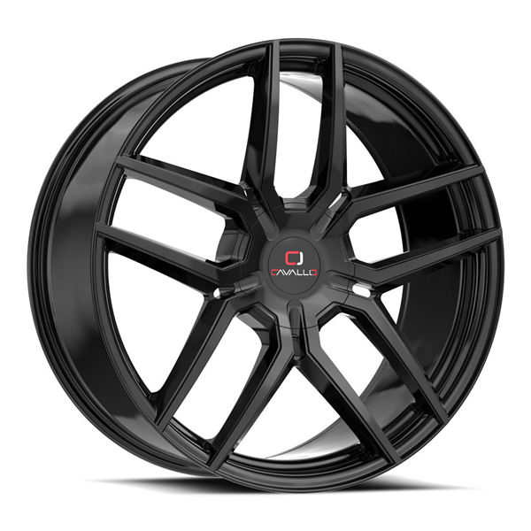Cavallo CLV-55 18x8.0 5x114.3 5x120 +35 Cb 74.1 Gloss Black