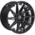 EURORA RACING ERW002 20X8.5 5X114.3 +3573.1 GLOSS BLACK + MILLING SPOKES + INNER CUT + BLACK RIVETS