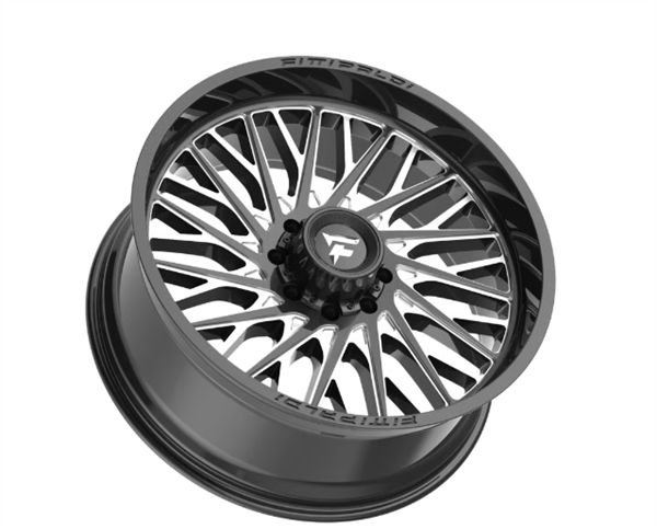 FITTIPALDI OFF ROAD FA08 24X10, ET -19, PCD 8X180, CB 124.3-GLOSS BLACK MILLED