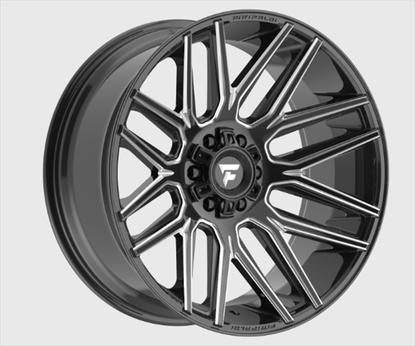 FITTIPALDI OFF ROAD FA14BM 20X9, ET +00, PCD 5X4.50/5X5.00, CB 78.1-GLOSS BLACK MILLED