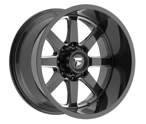 FITTIPALDI OFF ROAD FA16BM 22X12, ET -51, PCD 8X170, CB 130.2-GLOSS BLACK MILLED