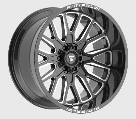 FITTIPALDI OFF ROAD FA18BM 20X10, ET -19, PCD 5X5.00/5X5.50, CB 78.1-GLOSS BLACK MILLED