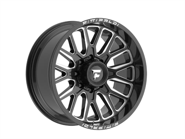 FITTIPALDI OFF ROAD FA18BM 20X10, ET -19, PCD 8X180, CB 124.3-GLOSS BLACK MILLED
