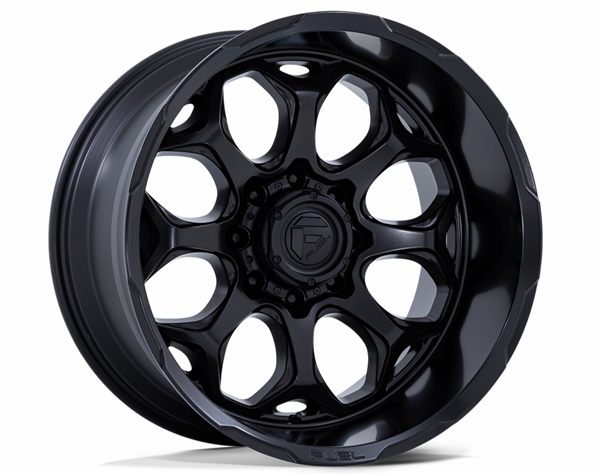 FUEL SCEPTER 22X10 6X5.5 106 -18 BLK-OUT